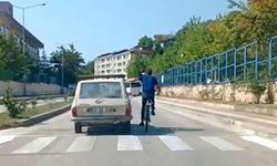 Kastamonu'da bisiklet sürücüsü ölüme davetiye çıkarttı!