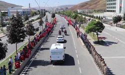 Şehit polis için Çankırılılardan saygı duruşu