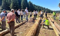 Araç protokolü, Samatlar’da incelemelerde bulundu