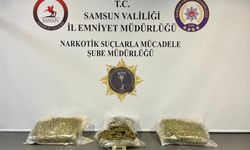 Samsun'da 2 kilo 160 gram skunk ve 352 gram metamfetamin ele geçirildi