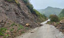 Kastamonu'da aynı grup yolunda yine heyelan yaşandı