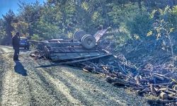 Kastamonu Taşköprü'de korkutan kaza