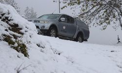 Kastamonu'da zorlu şartlara rağmen aşılama sürüyor