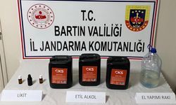 Bartın'da kaçak alkol ele geçirildi