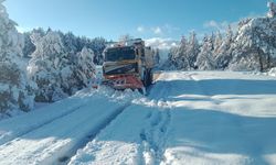 Kastamonu’da karla mücadele sürüyor