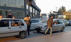 Kastamonu Kuzeykent’te maddi hasarlı trafik kazası