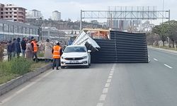 Kastamonu'da şiddetli rüzgar kazaya neden oldu!