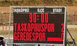 Taşköprüspor’dan Geredespor’a taş gibi skor!