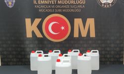 40 litre etil alkol ele geçirildi!