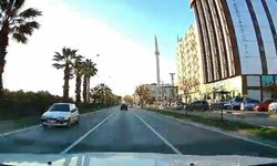 Samsun trafiğinde şok görüntü