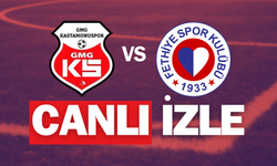 [CANLI YAYIN] GMG Kastamonuspor-Fethiyespor