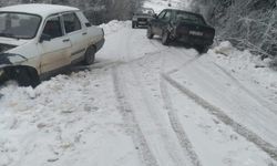 Kastamonu'da buzlanma kazaya neden oldu