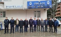 Cide CHP'den kurum ziyaretleri