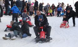 Yarıyıl tatilinin son gününde Ilgaz’a akın ettiler