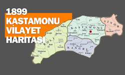 1899 Kastamonu Vilayeti Haritası: Sinop’tan Bolu’ya!