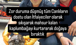 Kastamonu itfaiyesinden yavaş dosta hızlı yardım!