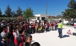 Jandarmadan miniklere trafik eğitimi