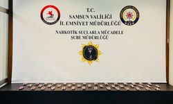 Motosiklette binlerce sentetik ecza ele geçirildi: 1 gözaltı