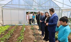 Kastamonu’daki bu bahçede hem eğitim hem üretim var