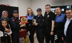Özel bireylerden polisimize anlamlı veda