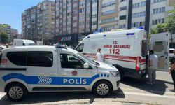 Motosikletle SUV araç çarpıştı