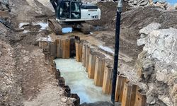 Cide sahil tahkimatında ilk beton atıldı