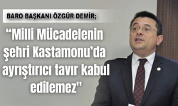 Kastamonu Barosu’ndan 'selam' tepkisi