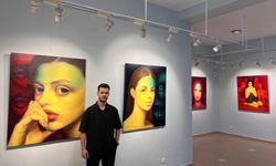 Kastamonulu genç ressam Gürcistan’da sergi açtı