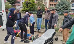 Cide’de Motosiklet kazası: 1 Yaralı