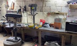 Silah atölyesine baskın yapıldı