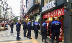 Zabıta ekiplerinden kaldırım işgali denetimi