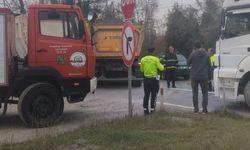 Tır, otomobile çarptı; 1 yaralı