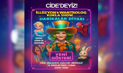Cide’de çocuklara özel “Harikalar Diyarı” gösterisi