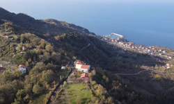 Cide’nin köyü sıcak asfaltla buluştu