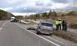 İhsangazi yolunda feci kaza: 1 ölü 1 ağır yaralı