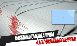 Kastamonu açıklarında 4.1 büyüklüğünde deprem!