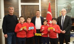 Kastamonu’nun 'sarı otobüsü' çocukların projesine ilham oldu