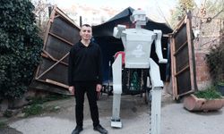 Kastamonulu mucit hurda parçalardan robot yaptı