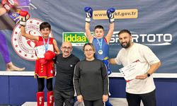 Özel sporcu Alptuğ, cesaretiyle damga vurdu