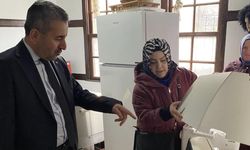 Müdür İriş, makine ve ekipmanları yerinde gördü