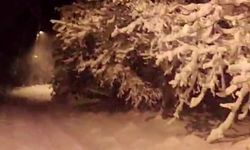 Cide'nin yüksek rakımlı kesimlerinde kar kalınlığı artıyor