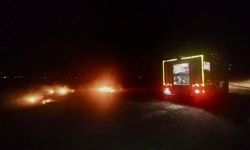 Taşköprü’de çöplük yangını kısa sürede söndürüldü