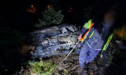 Kastamonu'da otomobil uçuruma uçtu: 1 ölü, 2 yaralı