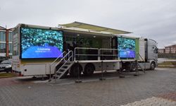 Kastamonu'da 'çevre tırı' öğrencilerle buluştu