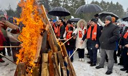 Kastamonu'nun yaylalarında kış festivali şöleni başladı