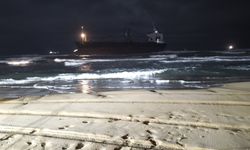 Cide açıklarında vurulan gemi bu kez Sarıyer’de karaya oturdu