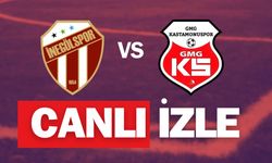 İnegölspor - GMG Kastamonuspor maçı canlı izle