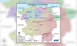 Kastamonu, deprem üretme potansiyeline sahip