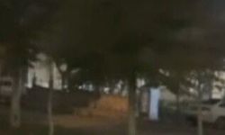 Devrekani ilçe girişi karanlığa gömüldü