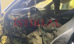 Eski Sanayi Sitesi'ne tamir için gelen otomobil kül oldu